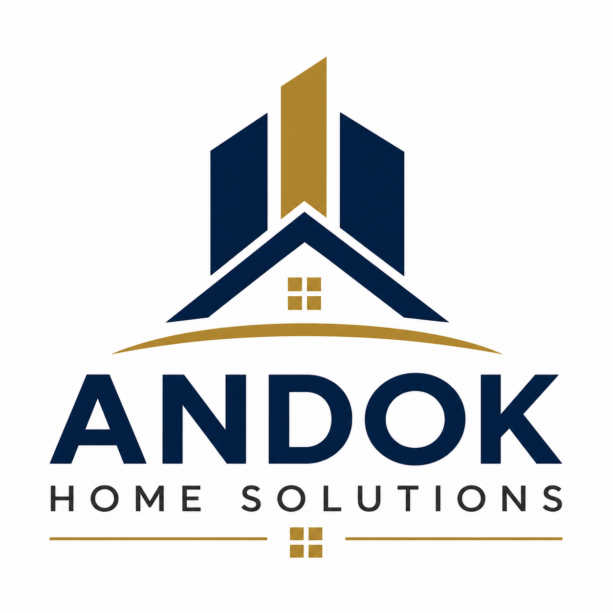 Andok Home Solutions modern logo